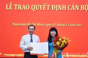 Bà Phạm Thị Hồng Hà giữ chức Phó trưởng Ban Nội chính Thành ủy TP.HCM