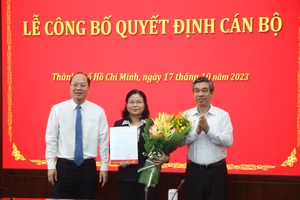 Bà Lê Thị Thanh Thúy giữ chức Phó Chánh Văn phòng Thành ủy TP.HCM
