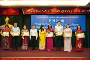 Đảng ủy Khối Dân - Chính - Đảng TP.HCM: Tập trung tăng cường trách nhiệm người đứng đầu 