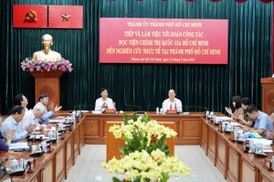 TP.HCM cần sớm đồng bộ cơ chế, thể chế trong xây dựng chính quyền đô thị