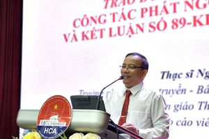 Đảng ủy Khối Dân-Chính-Đảng TP.HCM tập huấn công tác cung cấp thông tin báo chí