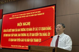 Ông Dương Anh Đức làm Bí thư Đảng ủy Ban Tuyên giáo và Dân vận Thành ủy TP.HCM