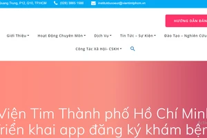 Làm rõ nguyên nhân Viện Tim TP.HCM bị tấn công trang web lấy số khám bệnh