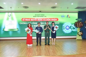 Bệnh viện Quân y 175 được công nhận chứng nhận ISO về xét nghiệm