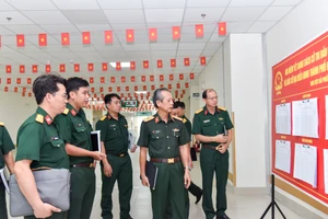 Điểm bầu cử tại Bệnh viện Quân y 175 sẵn sàng cho ngày hội non sông