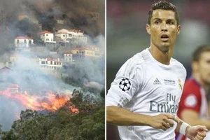 Cristiano Ronaldo dang tay cứu trợ đám cháy quê nhà 