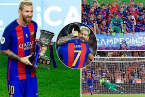Đè bẹp Sevilla, Barcelona đoạt siêu cúp Nhà vua