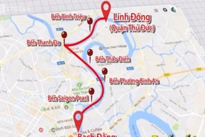 TP.HCM khai trương tuyến buýt đường sông đầu tiên 