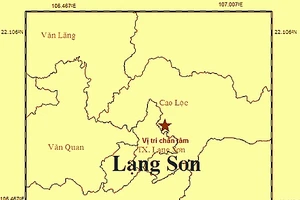 Động đất nhỏ liên tiếp xảy ra ở miền Bắc 