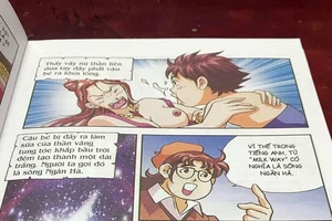 NXB lên tiếng về sách cho trẻ em có hình nhạy cảm