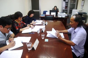 Lãnh đạo Bộ Tư pháp tiếp công dân tháng 5