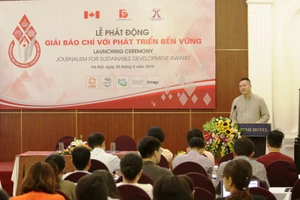 Phát động giải báo chí với phát triển bền vững 2018