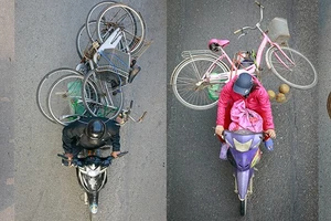 Bộ ảnh ngàn like siêu dễ thương về cuộc sống trên xe máy