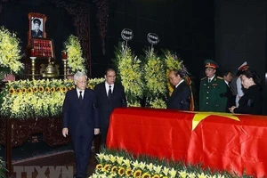 Lãnh đạo Đảng, Nhà nước tiễn đưa Trung tướng Đồng Sỹ Nguyên