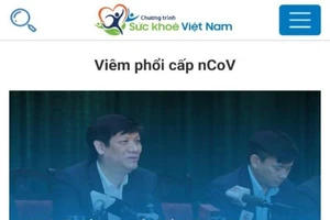 Bộ Y tế công bố App Sức khỏe Việt Nam về virus Corona