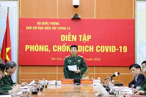 Bộ Quốc phòng tổ chức 250 điểm diễn tập chống dịch COVID-19 