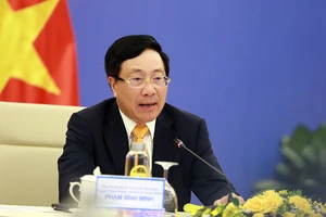 Phó thủ tướng, Bộ trưởng Bộ Ngoại giao Việt Nam - ông Phạm Bình Minh. Ảnh: VGP