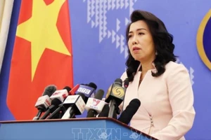 Người phát ngôn Lê Thị Thu Hằng. Ảnh: TTXVN