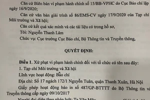 Thu hồi giấy phép 1 tạp chí thông tin sai về Bí thư Đắk Lắk