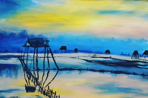 Trưng bày 40 bức tranh của trẻ mắc chứng tự kỷ