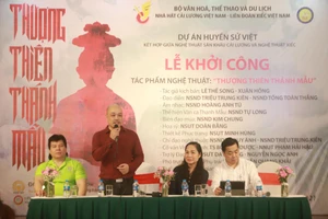 Xiếc kết hợp với Cải lương trong 'Thượng thiên Thánh Mẫu'