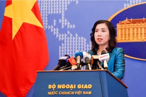 Người phát ngôn Lê Thị Thu Hằng. Ảnh: VT