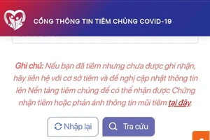 Tiêm vaccine không thấy dữ liệu, cần làm ngay điều này