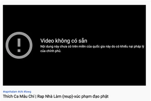 Đề nghị xử lý bản nhạc rap Thích Ca Mâu Chí xúc phạm tín ngưỡng, tôn giáo