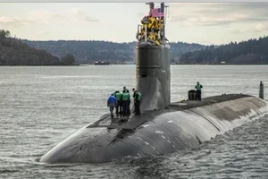 Tàu ngầm hạt nhân của Mỹ. Ảnh: US Navy