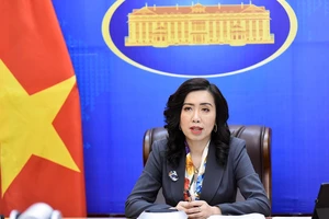 Người phát ngôn Lê Thị Thu Hằng. Ảnh: BNG