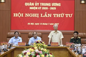 Tổng Bí thư Nguyễn Phú Trọng chủ trì Hội nghị Quân ủy Trung ương