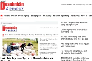 Tạp chí Doanh nhân và Pháp lý chia tay độc giả