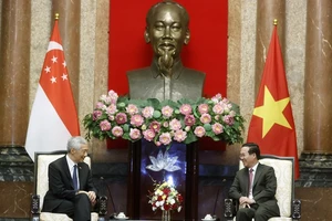 Chủ tịch nước Võ Văn Thưởng tiếp Thủ tướng Singapore Lý Hiển Long