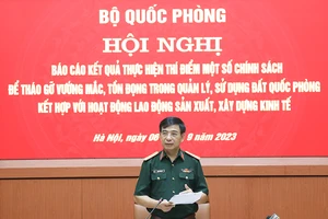 Tháo gỡ vướng mắc, tồn đọng trong quản lý, sử dụng đất quốc phòng 