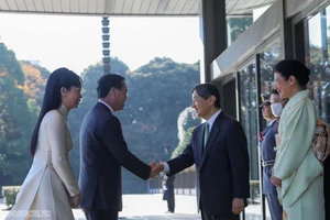 Chủ tịch nước hội kiến Nhà vua Nhật Bản Naruhito và Hoàng hậu