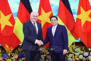 Thủ tướng Phạm Minh Chính hội kiến Tổng thống Đức Frank-Walter Steinmeier