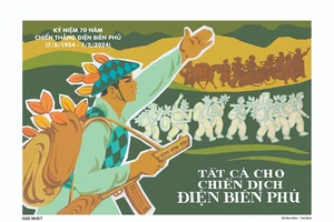 Trao 16 giải thưởng cho tranh cổ động tuyên truyền 70 năm Chiến thắng Điện Biên Phủ