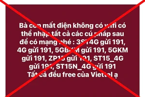 Bác thông tin 'bà con mất điện không có wifi nhập cú pháp là có mạng'