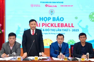 Khoảng 500 vận động viên tham gia giải 'Pickleball Báo Kinh tế và Đô thị'