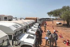 UNISFA: Công binh Việt Nam bảo đảm tốt tình trạng kỹ thuật tại khu vực Abyei