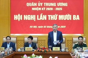 Tổng Bí thư Tô Lâm chủ trì Hội nghị Quân ủy Trung ương về tổ chức quân sự địa phương