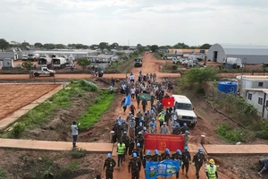 Lan toả hình ảnh Bộ đội Cụ Hồ trong Ngày Môi trường Thế giới ở châu Phi