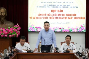 Công bố thể lệ Giải Báo chí toàn quốc Vì sự nghiệp phát triển Văn hóa Việt Nam