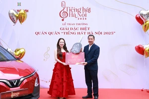 Quán quân Tiếng hát Hà Nội 2025 nhận giải thưởng trị giá 600 triệu đồng