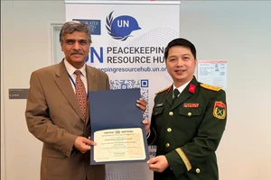 Việt Nam lần đầu có khóa huấn luyện gìn giữ hòa bình đạt chuẩn Liên hợp quốc