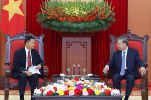 Tổng Bí thư Tô Lâm tiếp Đoàn đại biểu cấp cao Bộ Công an Lào 