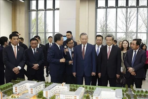 Tổng Bí thư, Chủ tịch nước Tô Lâm khảo sát tại Khu khởi động của thành phố Hùng An (Trung Quốc)