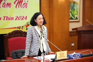Thường trực Ban Bí thư Trương Thị Mai làm việc với Ban Kinh tế Trung ương