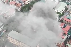 Hà Nội: Cháy tại Trường THCS Văn Quán, không có thiệt hại về người