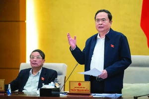 Ông TRẦN THANH MẪN, Ủy viên Bộ Chính trị, Chủ tịch Quốc hội nước CHXHCN Việt Nam. Ảnh: Phạm Thắng